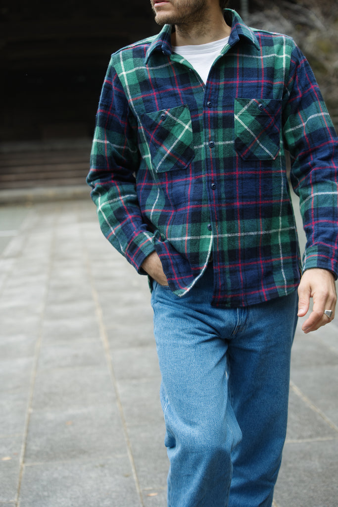 Seuvas Heavy Winter Flannel Shirt - Lemon Haze