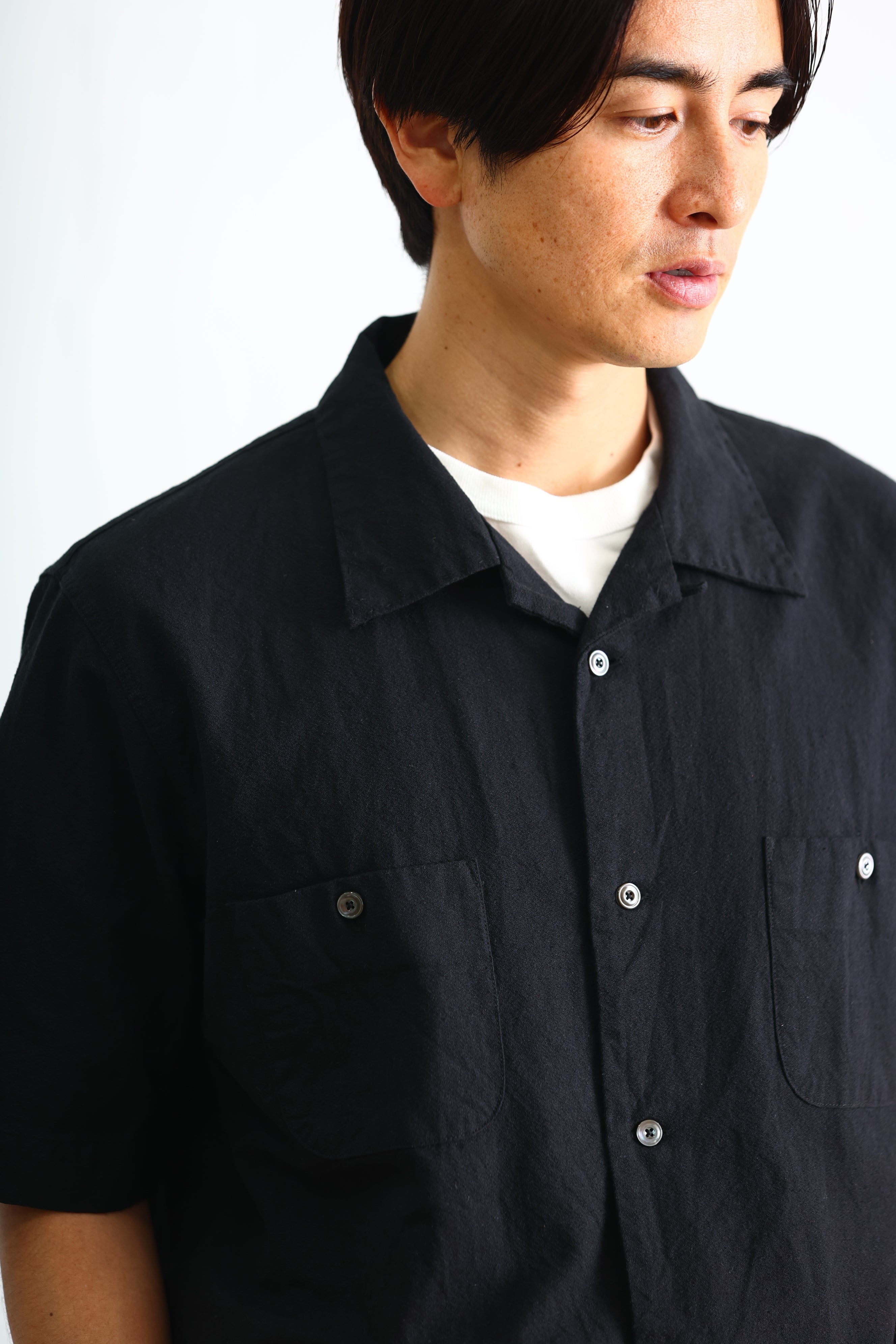 Sefr HAMPUS Shirt ネイビー Sefr HAMPUS Shirt ネイビー Sefr Mens Hampus Shirt - Dark