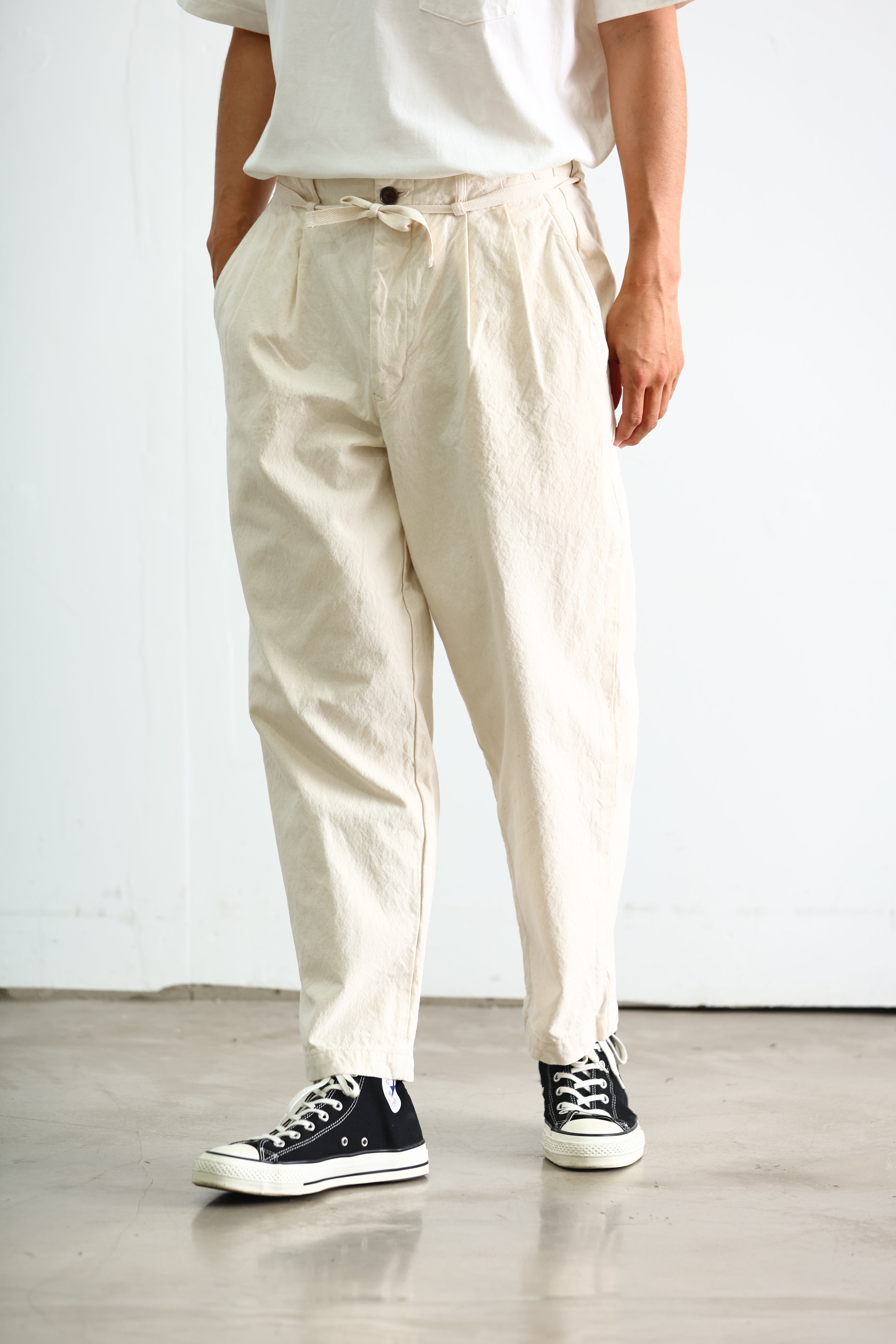 10oz CANVAS TAPERED 2TUCK PANTS – SEUVAS