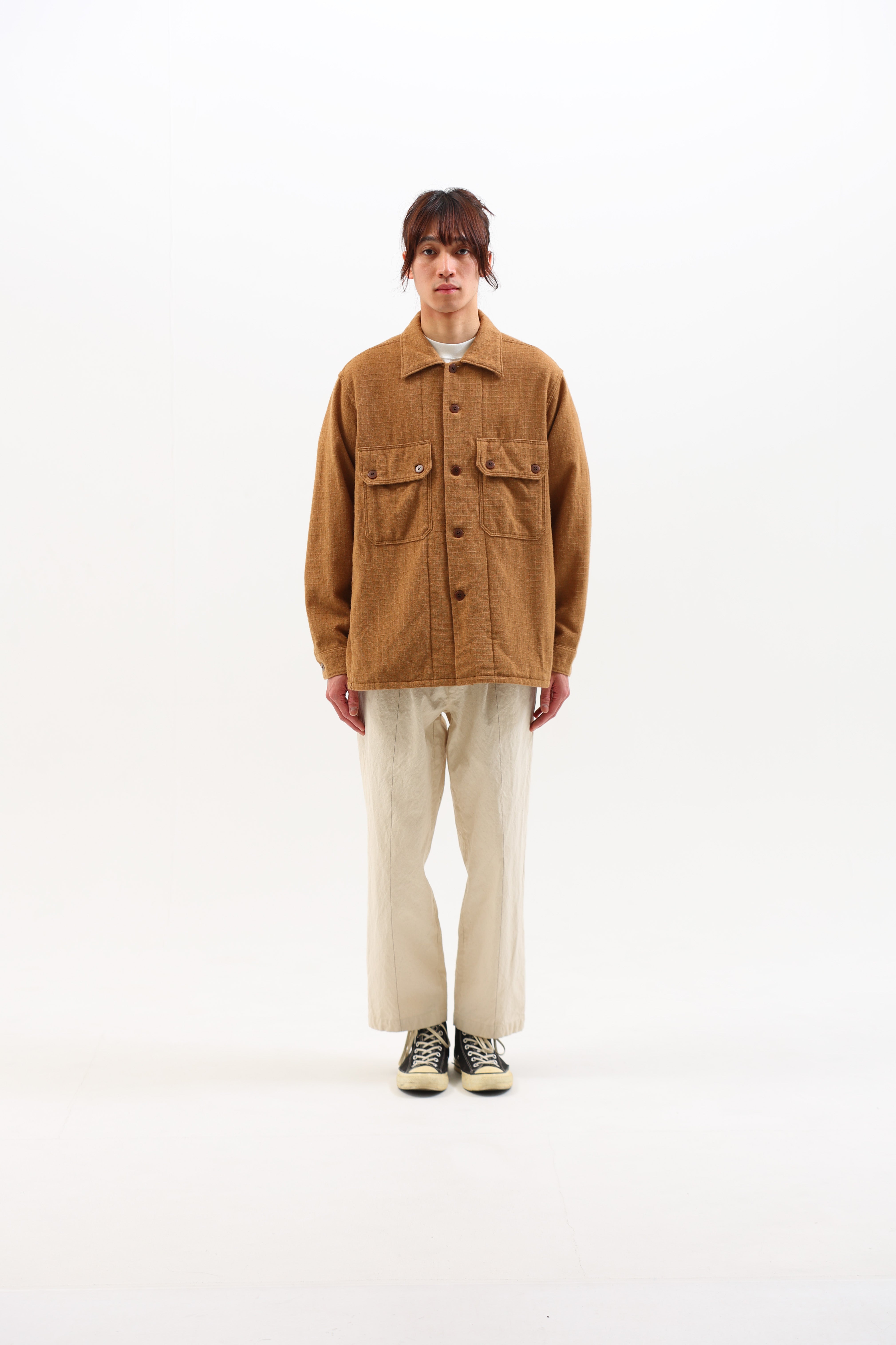 RIP-STOP WOOL C.P.O SHIRT – SEUVAS