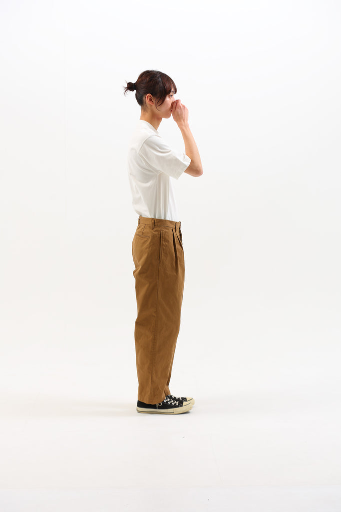 CHINO 2TUCK TROUSERS