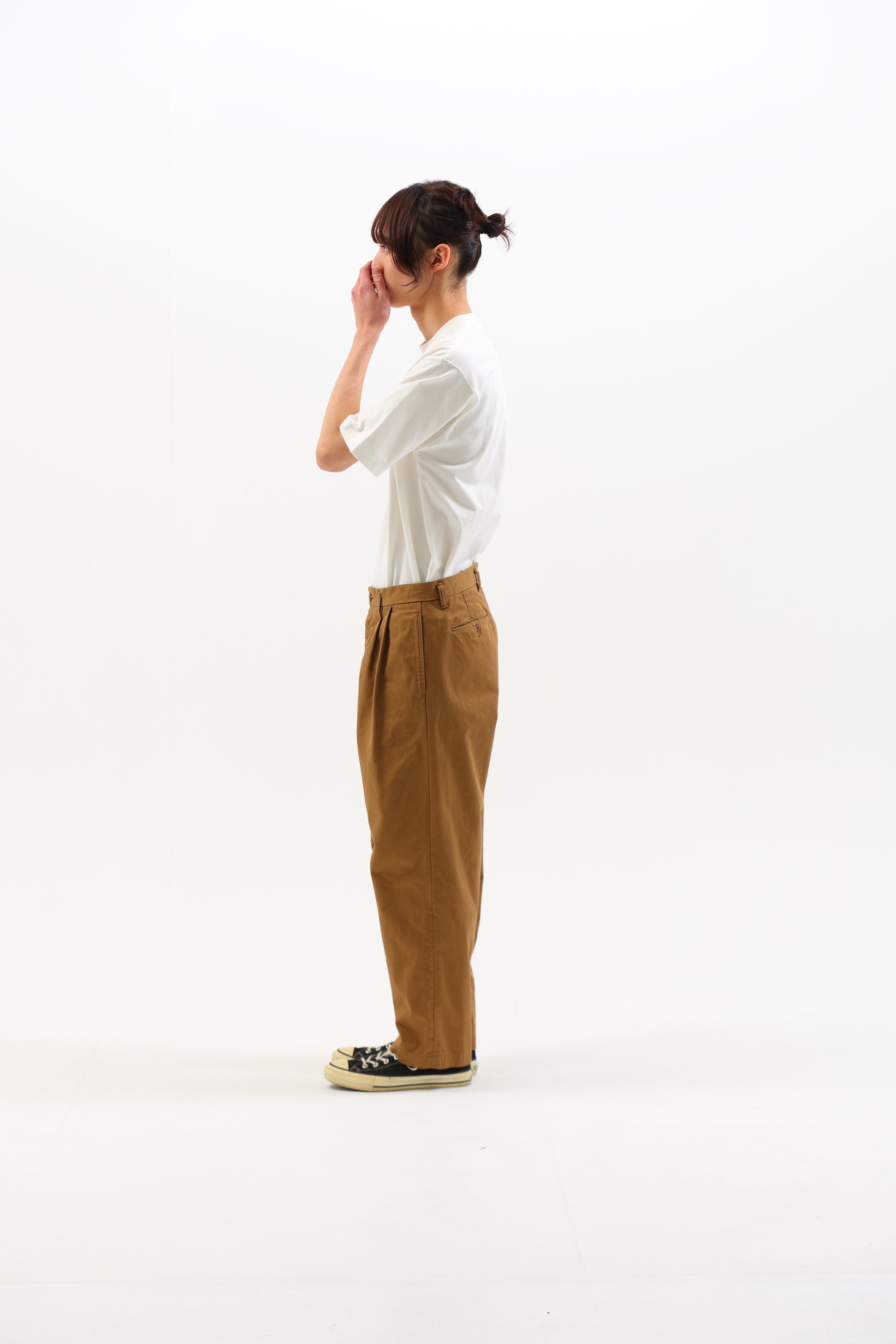 パンツ TTTMSW 24AW 2tuck chino pants (BROWN) CHINO 2TUCK TROUSERS – SEUVAS