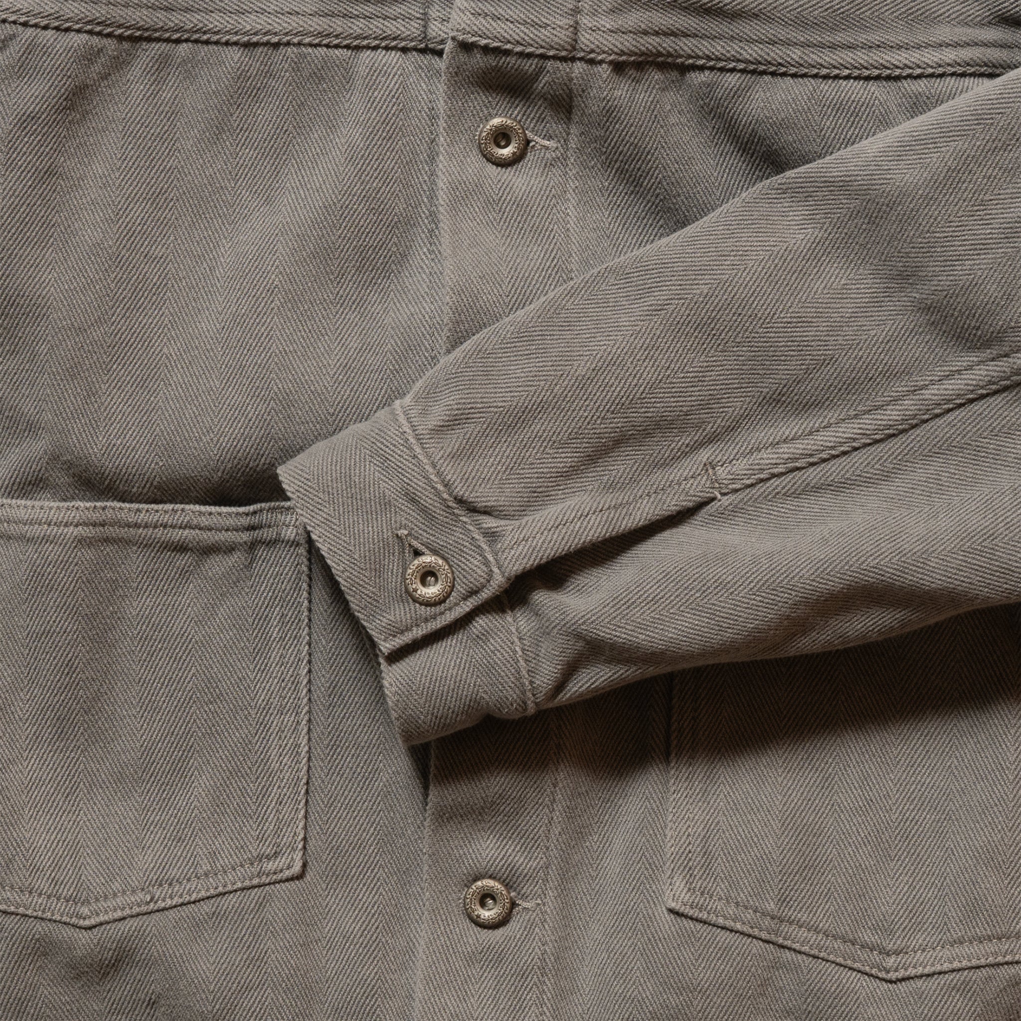 HERRINGBONE TRUCKER JACKET – SEUVAS