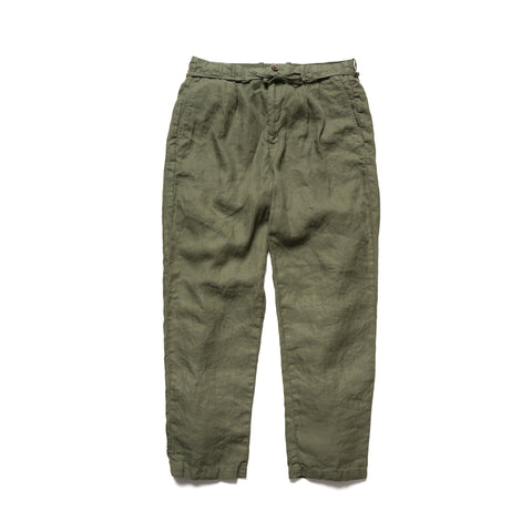LINEN TAPERED 2TUCK PANTS | SEUVAS