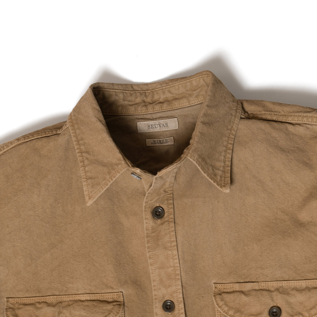 8oz CANVAS FLAP WORK SHIRT