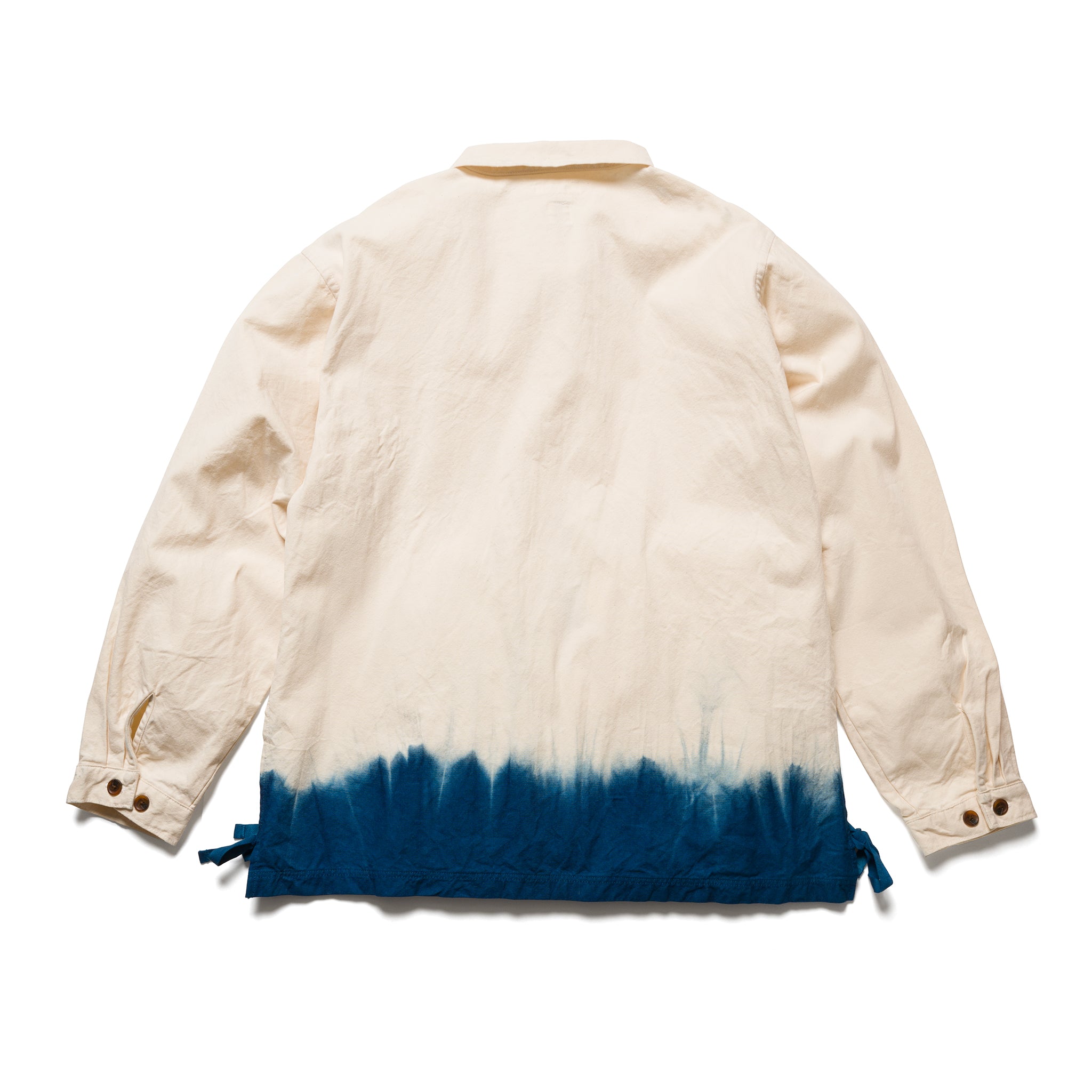 INDIGO 8oz CANVAS WING COLLAR SHIRT – SEUVAS