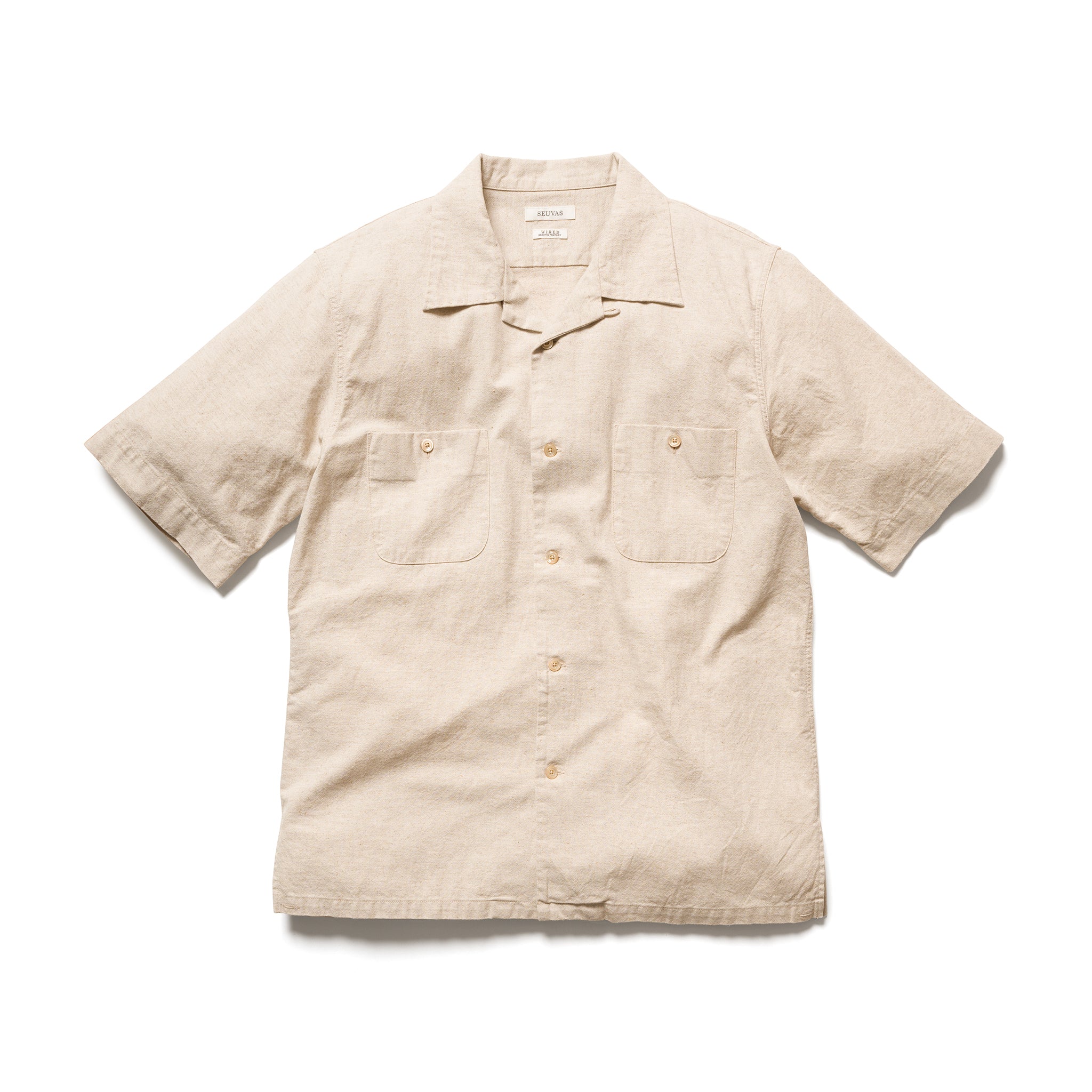 OPEN-NECKED SS SHIRT | SEUVAS