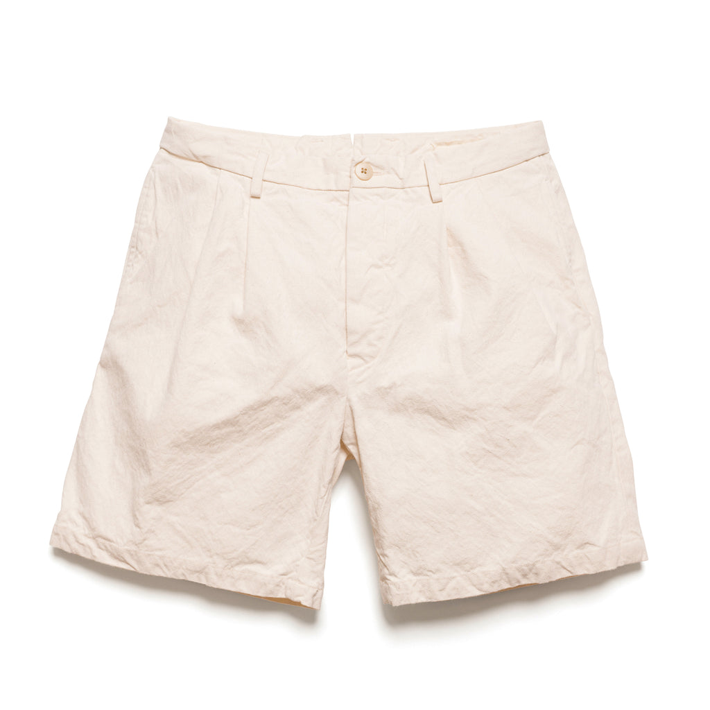 2-Tuck Shorts in 10oz Canvas_SV-24S-001s