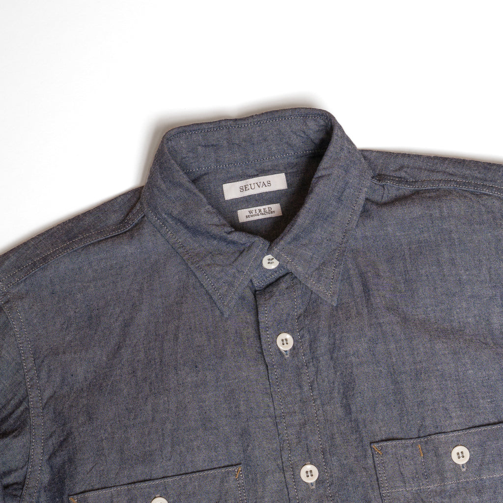 SELVEDGE INDIGO CHAMBRAY WORK SHIRTS